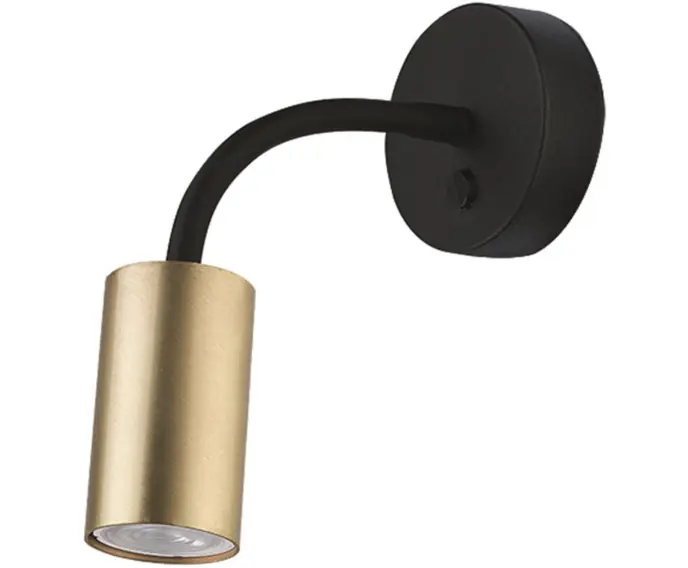 Oferta kończy się wkrótce | Lampa ścienna kinkiet LED Nowodvorski EYE FLEX mosiądz 9067