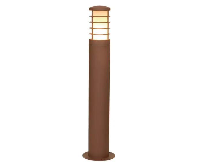 Zostało niewiele - Lampa zewnętrzna ogrodowa słupek LED Nowodvorski HORN brąz, aluminium 4906