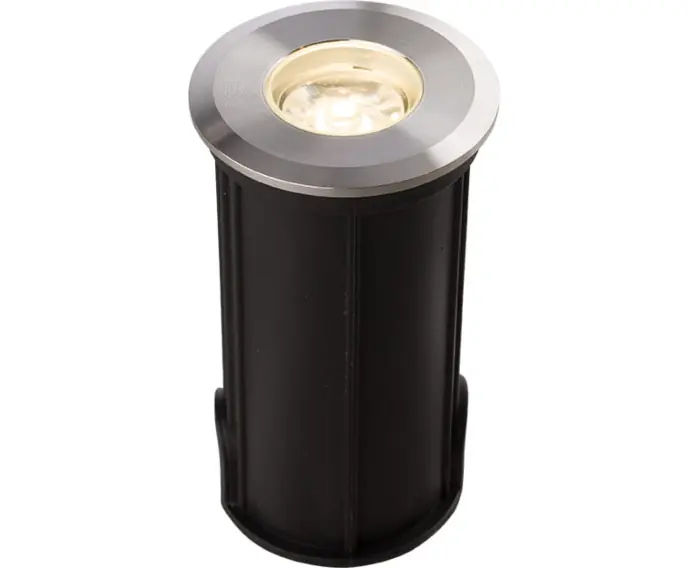 Już w sprzedaży - Lampa zewnętrzna najazdowa LED PICCO srebrna H-7cm Nowodvorski 9106