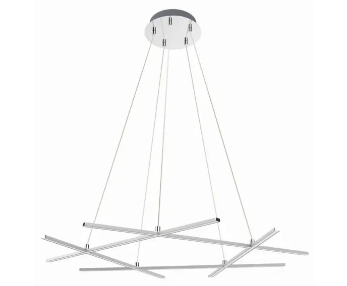 Bezpośrednio od producenta - Lampa wisząca ANDROS 82X78 50W LED SREBRNY 4000K A0020-350 Apeti
