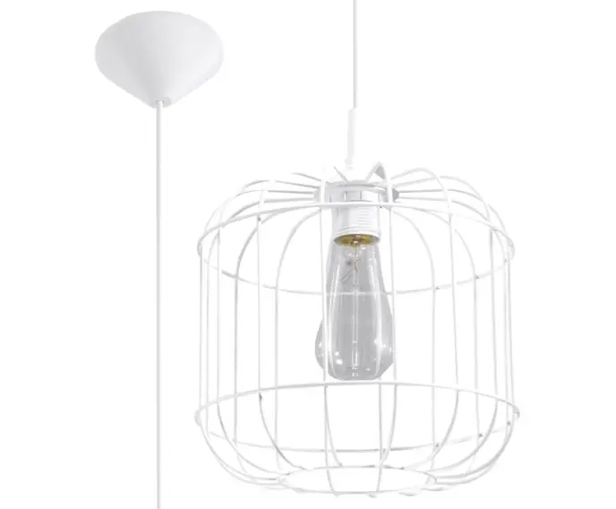 Oferta specjalna | Lampa wisząca CELTA Biała Sollux Lighting SL.0295