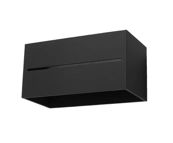 Jakość premium - Kinkiet LOBO MAXI czarny Sollux Lighting SL.0530