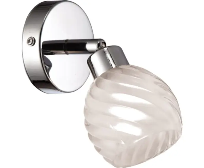 Kinkiet ścienny spot metal chrom LED Kaja AZELA K-W9528/1 | Bardzo popularny produkt