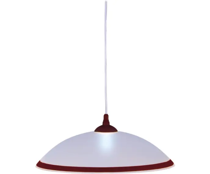 Lampa wisząca szkło biało-brązowa Kaja UFO K-3511 | Prosto z fabryki