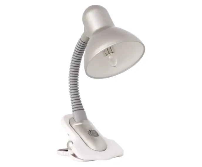 Lampka biurkowa szkolna srebrna SUZI Kanlux 7150 | Produkt ceniony przez klientów
