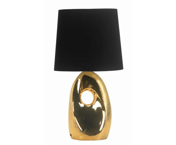 Świetna cena | Lampa stołowa Candellux HIERRO 41-79916 złoty