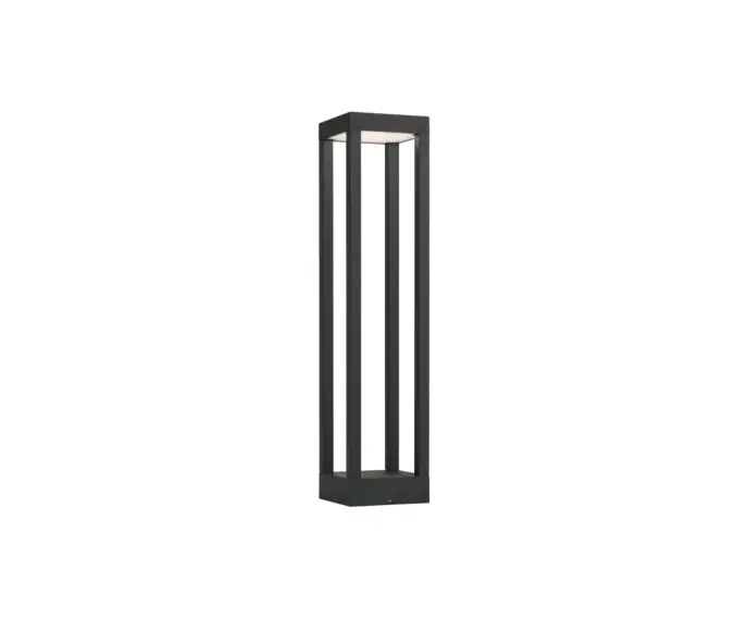 Lampa zewnętrzna ogrodowa słupek LED Nowodvorski STRUCTURE czarna, aluminium 8145 | Duży rabat