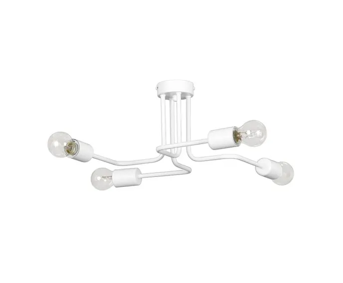 Szybka wysyłka | LAMPA sufitowa Emibig 4xE27 60W DIESEL 4 WHITE 781/4