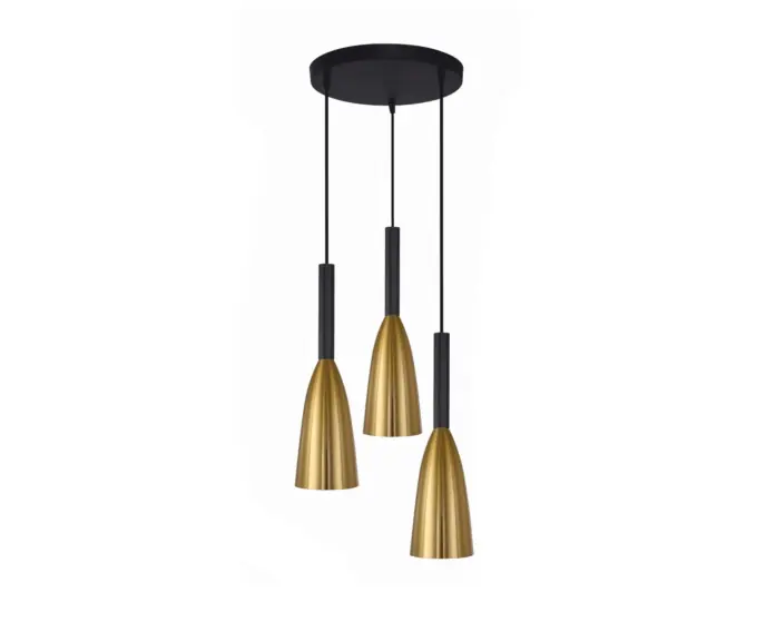 Na stanie | Lampa wisząca Solin wisząca talerz 3xE27 złota LP-181/3P GD Light Prestige