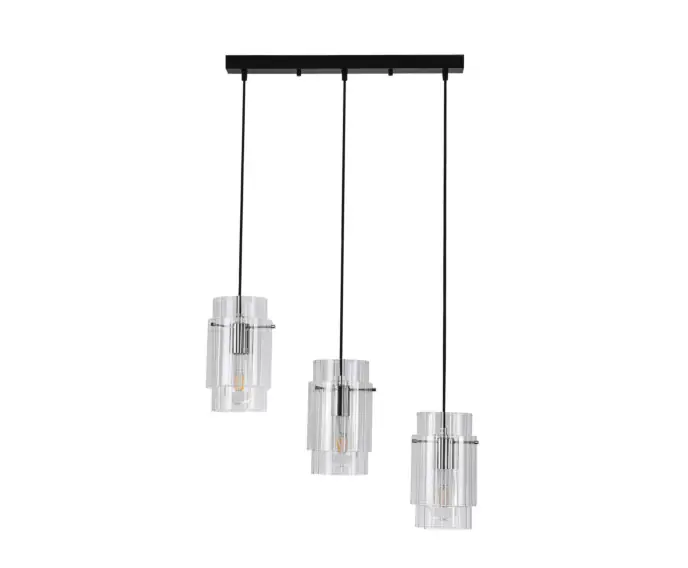 Nowość | Lampa wisząca Savona 3xE27 transparentna LP-707/3L Light Prestige