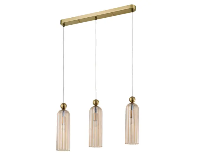 Lampa wisząca Piega 3xE14 amber LP-939/3L Light Prestige | Nowość w sprzedaży