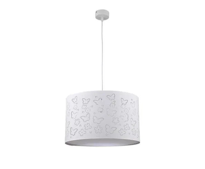 Lampa wisząca Flowers dziecięca 1xE27 biała LP-686/1P Light Prestige - Oszczędź