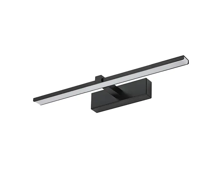 Jakość premium - Kinkiet nad lustro LED 8W 40 cm czarny VENUS ID-9029 Idealed