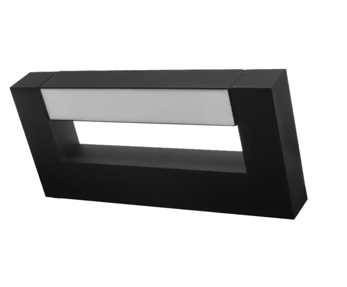 Cena fabryczna | Kinkiet LED nad lustro/obraz 2x4W 30 cm czarny ruchomy Aster ID-9065 Idealed