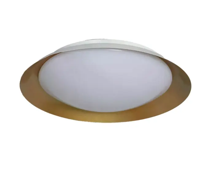 Plafon LED 31W Okrągły Biało Złoty 3 Barwy Świecenia CCT Abruzzo Costa - Supercena