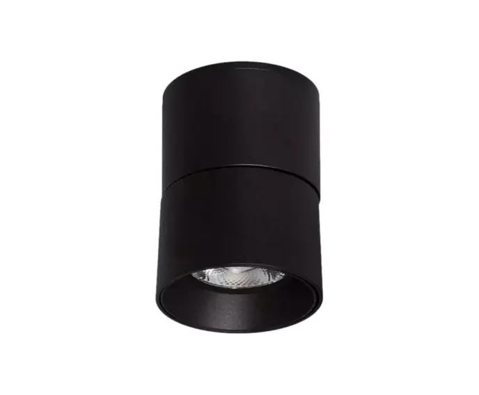 Spot lampa punktowa LED 7W ciepła czarna Romeo Abruzzo LPR-7W-C-WW | Megacena