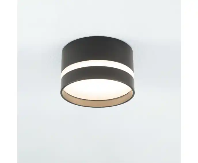 Bardzo popularny produkt | Lampa podtynkowa okrągła czarna MURTER GX53 NV10489 Nowodvorski