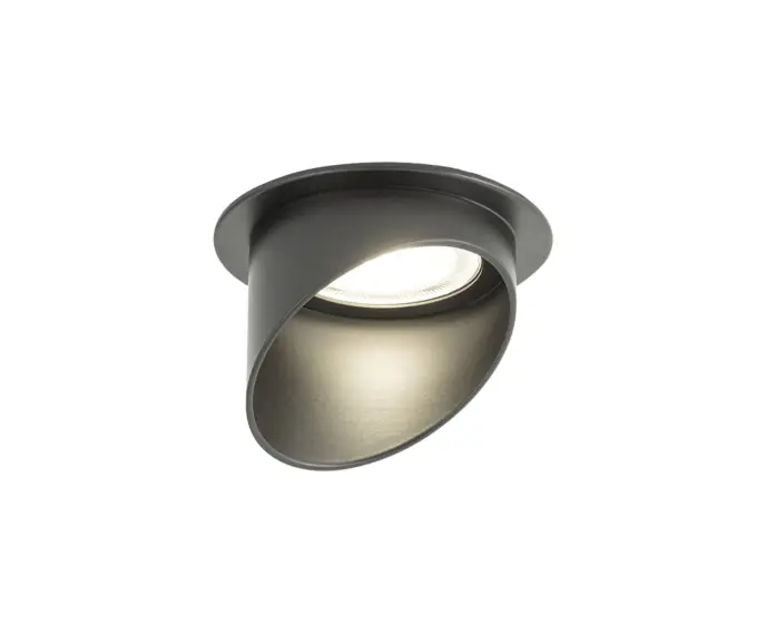 Okazja - Lampa podtynkowa okrągła czarna SOLTA GU10 NV10491 Nowodvorski