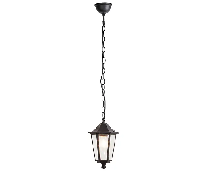 Lampa wisząca zewnętrzna 1xE27 Velence czarny 8208 Rabalux - Ekspresowa dostawa