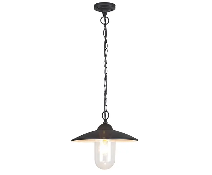 Nowość już dostępna | Lampa wisząca zewnętrzna vintage 1xE27 Vigo czarny matowy 8687 Rabalux