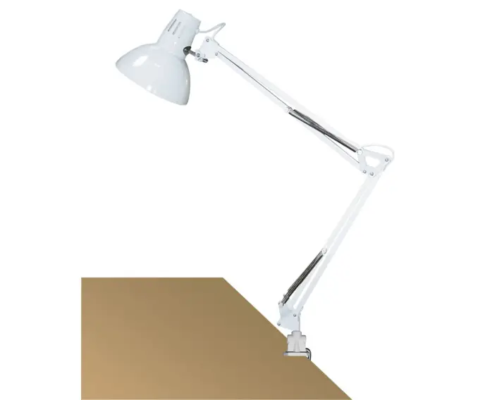 Lampka biurkowa przykręcana biała E27 Arno 4214 Rabalux | Produkt premium