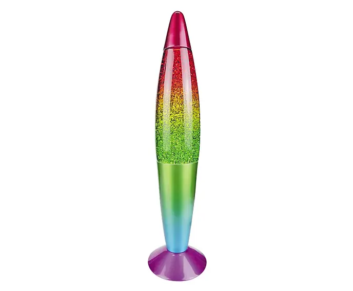 Oferta promocyjna | Lampka dekoracyjna lawa kolorowa E14 Glitter Rainbow 7008 Rabalux