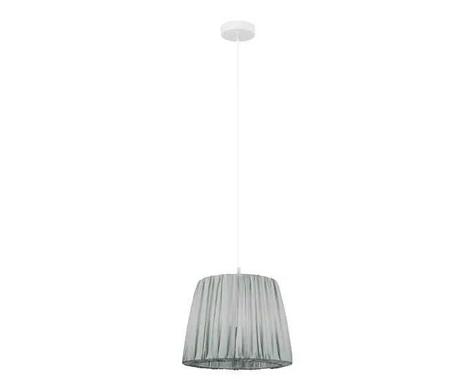 Lampa wisząca z abażurem materiałowym E27 1x60W kolor biały 5457 Pixie Rabalux - Skorzystaj z oferty