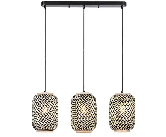 Lampa skandynawska E27 3x40W kolor czarny matowy 72093 Adalla Rabalux | Ostatnie egzemplarze