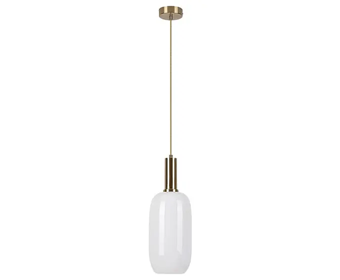Lampa wisząca szklana E27 1x60W kolor złoty 5224 Sinopia Rabalux - Mega okazja