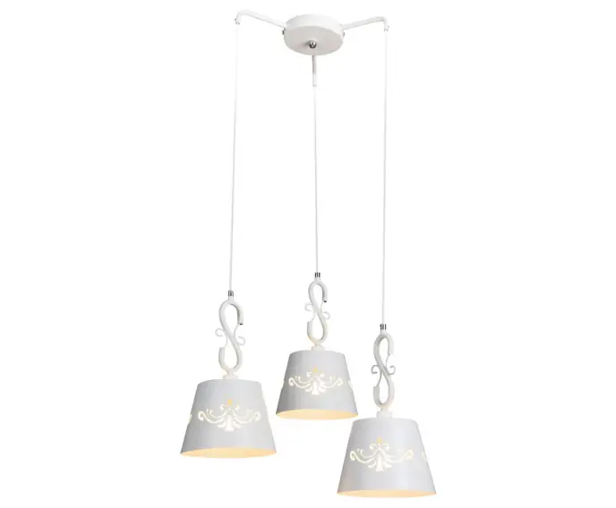 Cena obniżona | Lampa wisząca do pokoju dziennego E14 3x40W kolor biały matowy 2234 Anna Rabalux