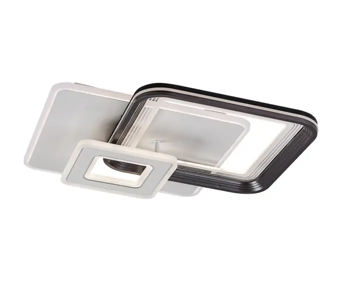 Nowość w ofercie - Lampa sufitowa ledowa z pilotem LED 48W kolor popielaty 2937 Stregobor Rabalux
