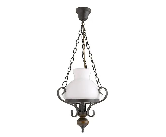 Bezpieczna płatność - Lampa wisząca naftowa E27 1x60W kolor czarny matowy 7076 Petronel Rabalux