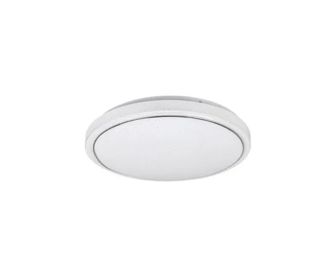 Nie przegap okazji - Plafon gwiezdny efekt 29 cm LED 12W biały okrągły Trevor 3008 Rabalux