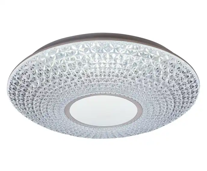 Prosto od producenta - Plafon z pilotem 41 cm LED 48W przeźroczysty okrągły Coralia 1518 Rabalux