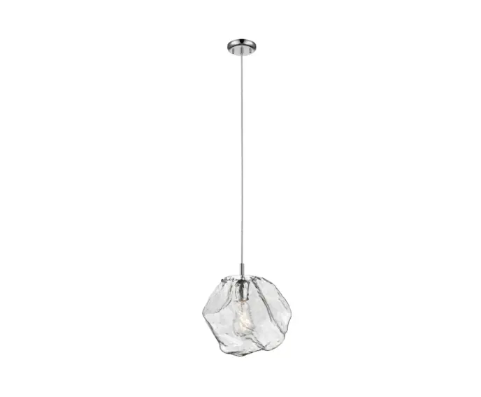 Wysoka jakość - Lampa wisząca szklany kamień ROCK 1xE27 Zuma Line P0488-01A-F4AC