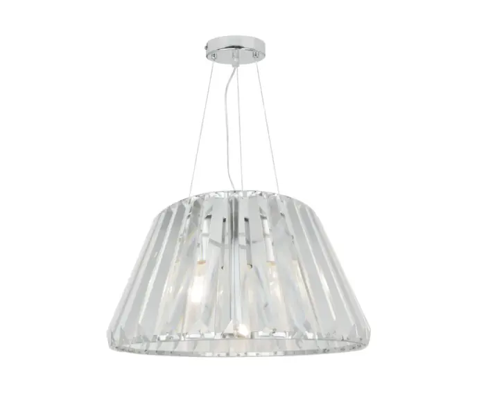 Szybka dostawa - Lampa kryształowa glamour nad stół PARIA 1xE27 Zuma Line P15090-1