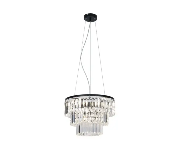 Bestseller | Żyrandol kryształowy do salonu TIFANNY 4xE14 Zuma Line P17127-4