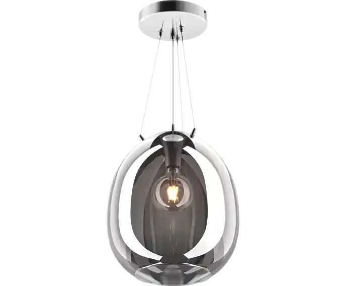 Lampa wisząca szklana skandynawska MOON 1xE27 Zuma Line P19066B-D38 | Kup teraz
