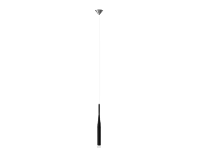 Ostatnia szansa | Lampa wisząca tuba metalowa czarna CONTE 1xG9 Zuma Line MD1998-1BL
