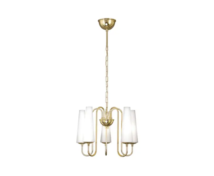 Lampa wisząca metalowa złota MAGNUM 5xE14 Zuma Line 1127 | Tylko dziś