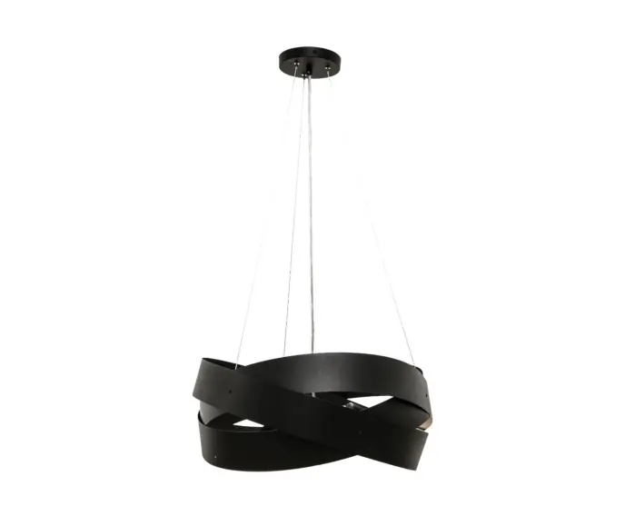 Wysyłka od ręki - Lampa wisząca metalowa czarna TORNADO 3xE27 Zuma Line 1118
