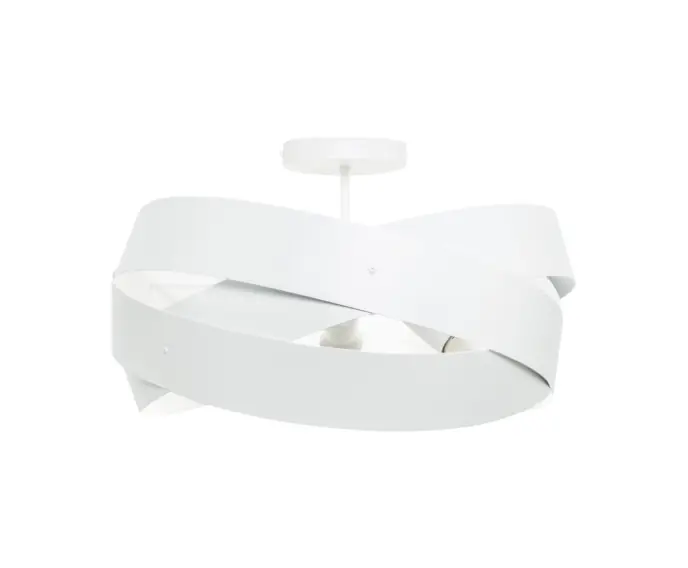 Hit cenowy - Lampa sufitowa biała metalowa TORNADO 3xE27 Zuma Line 1115