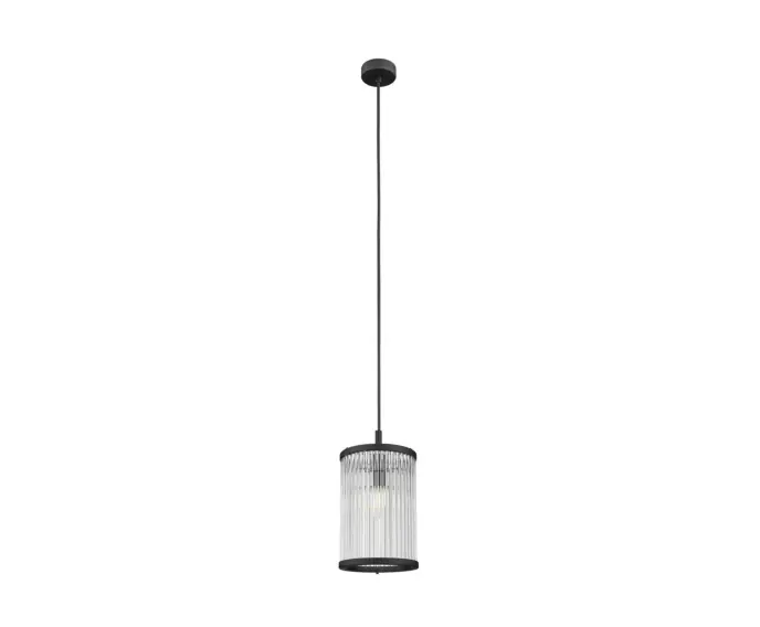 Nowość | Lampa wisząca Art Deco czarna SERGIO 1xE14 Zuma Line P0528-01F-P7AC