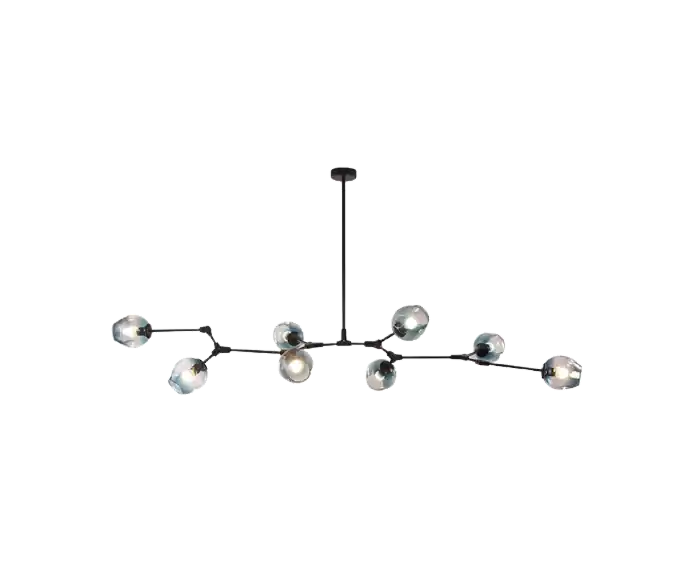 Sprawdzony wybór - Lampa sufitowa Abigali SMOKEY 9xE27