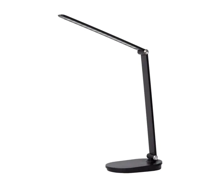 Szybka dostawa - Lampa biurkowa czarna nowoczesna LED 8W Aldwin Lucide