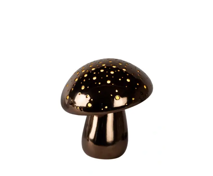 Lampa stołowa porcelanowa antracyt grzybek E14 Fungo Lucide - Bardzo popularny produkt