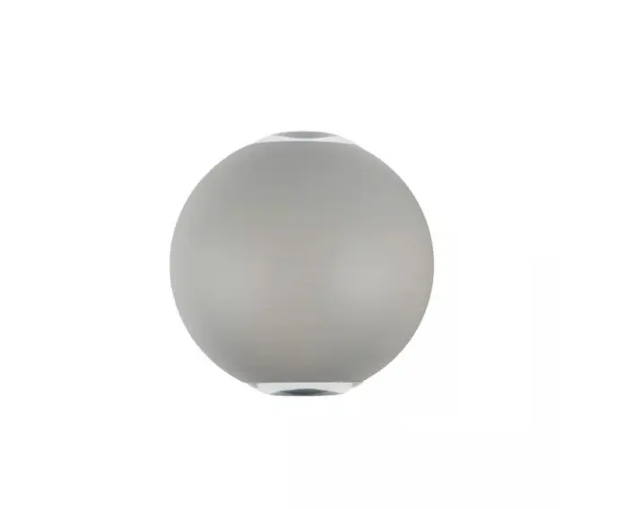 Oferta promocyjna | Kinkiet Ścienny V-TAC 6W LED Szary Okrągły IP65 VT-836 ciepła 660lm