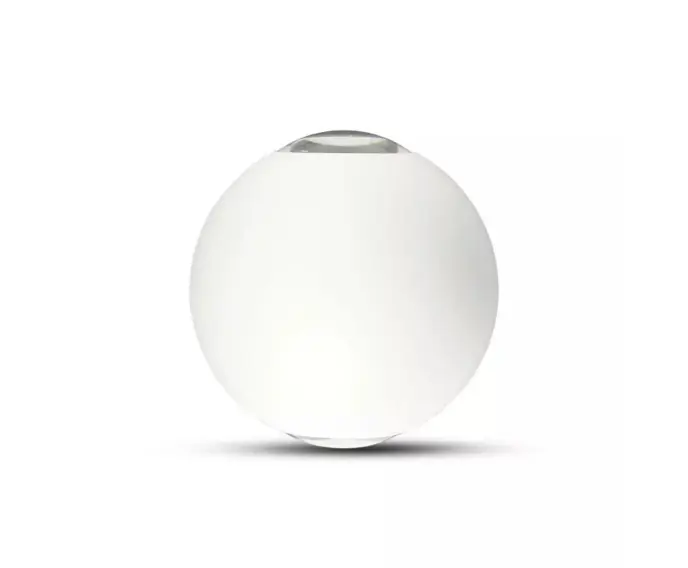 Sprawdzony wybór - Kinkiet Ścienny V-TAC 6W LED Biały Okrągły IP65 VT-836 neutralna 476lm