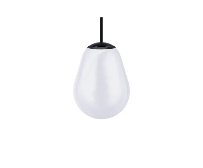 Klosz do lampy wiszącej szklany czarny gruszka 43,5cm Nowodvorski PEAR | Produkt ceniony przez klientów