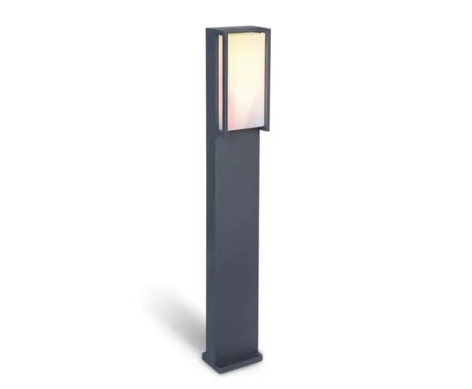 Nowa pozycja w ofercie - Latarnia zewnętrzna do ogrodu słupek QUBO antracyt Lutec 7193003118